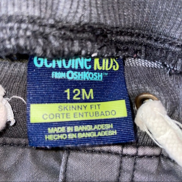 OskKosh | Genuine Kids Infant Drawstring Jeans - Picture 2 of 5
